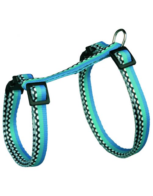 Trixie Kattentuig Met Riem - Kattenharnas - 27-45 cm\/10 mmx120 cm Multi-Color