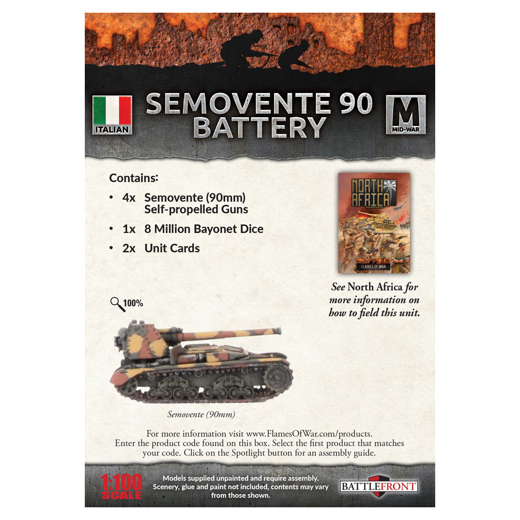 Flames of War - Semovente 90/53 Battery