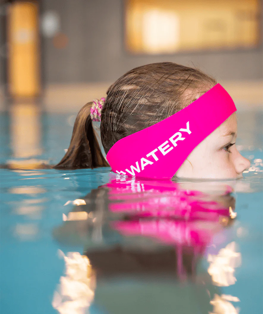 Watery earband til børn - Raider - Lyserød