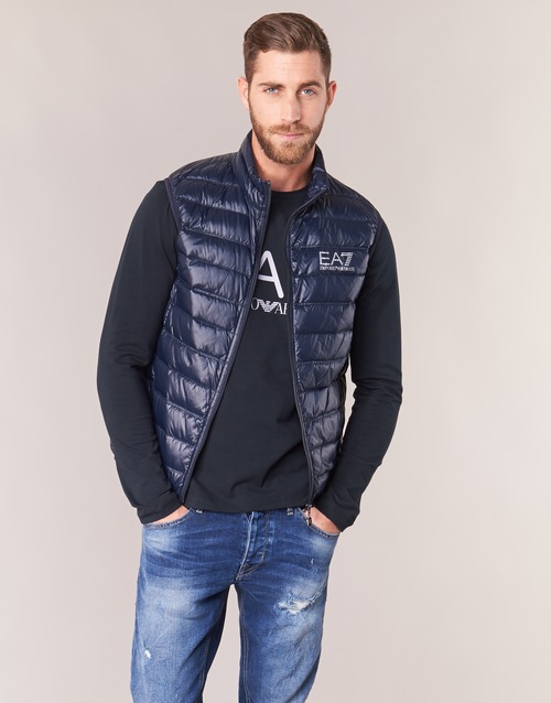 Emporio Armani EA7 - TRAIN CORE ID DOWN LIGHT VEST - Marine