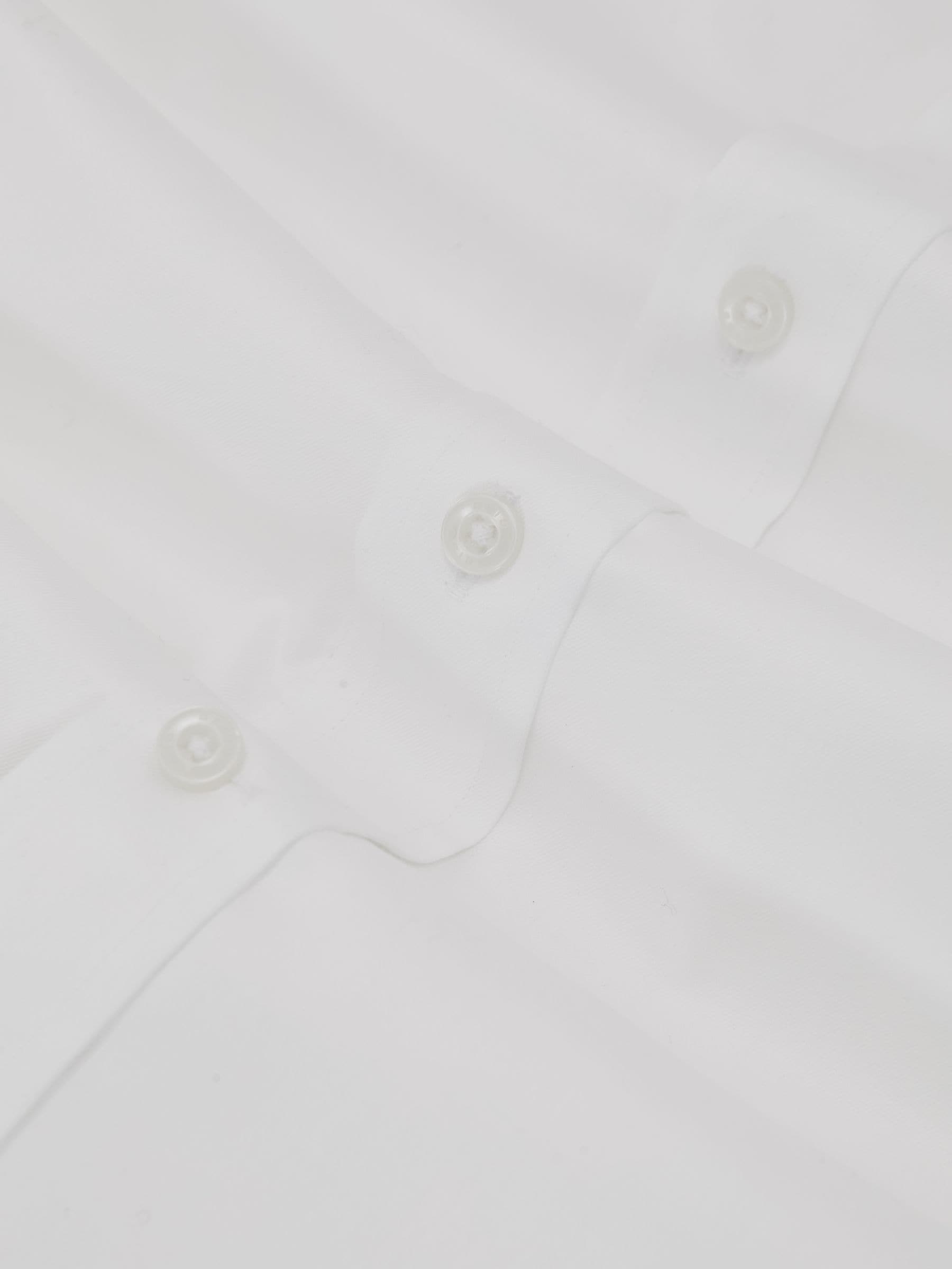 Wit - Slim Fit - Reiss Bishopsgate Stretch Double-Cuff Shirt Cotton-Blend