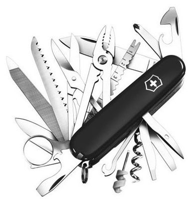 Couteau suisse Victorinox Swisschamp noir