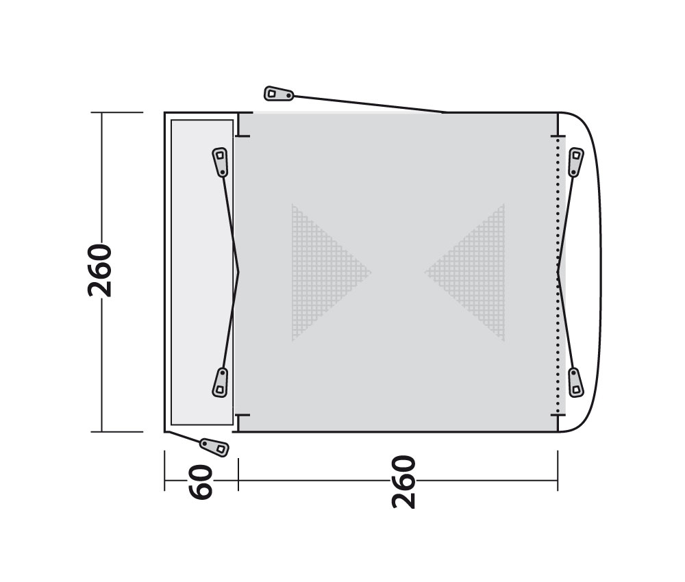 Outwell Milestone Shade Busvorzelt