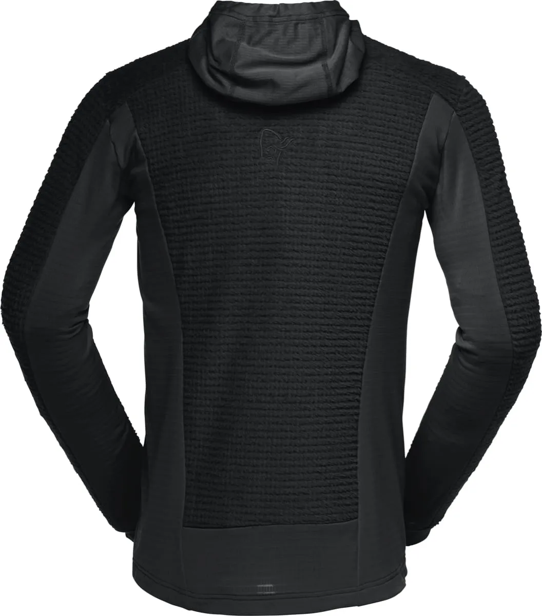 Norrøna Men's Falketind Alpha120 Zip Hood Caviar Black