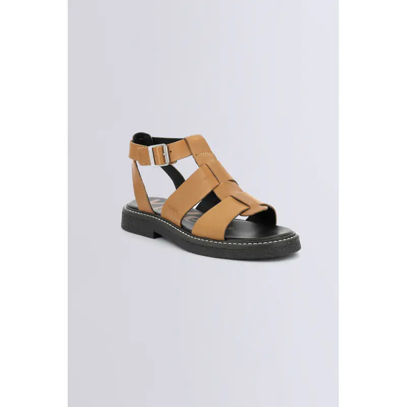 Kick lila Camel SANDALES Cuir Femme