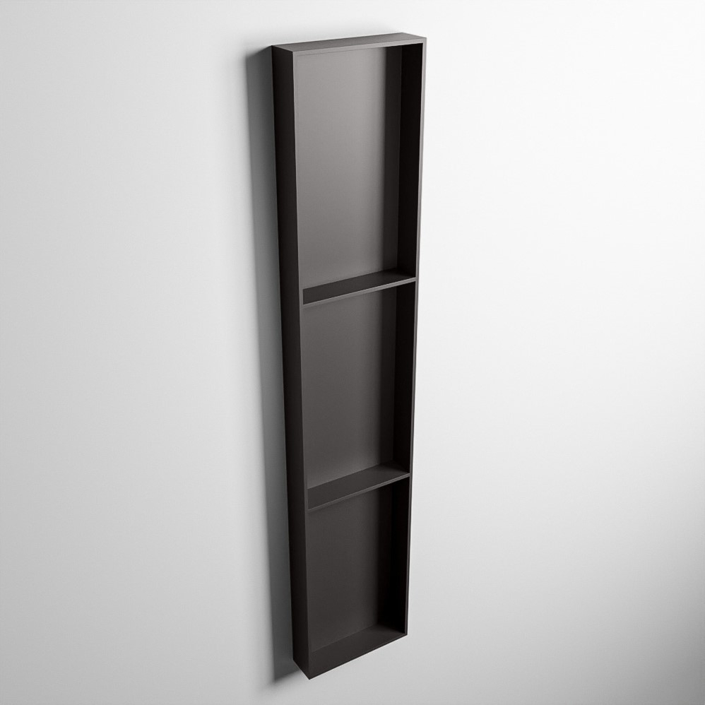 Mondiaz Easy nis 150x30x8cm 3 vakken dark grey