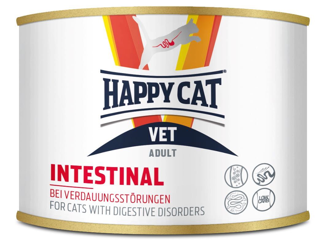 COMIDA HÚMIDA GATO HAPPY CAT VET INTESTINAL 200G