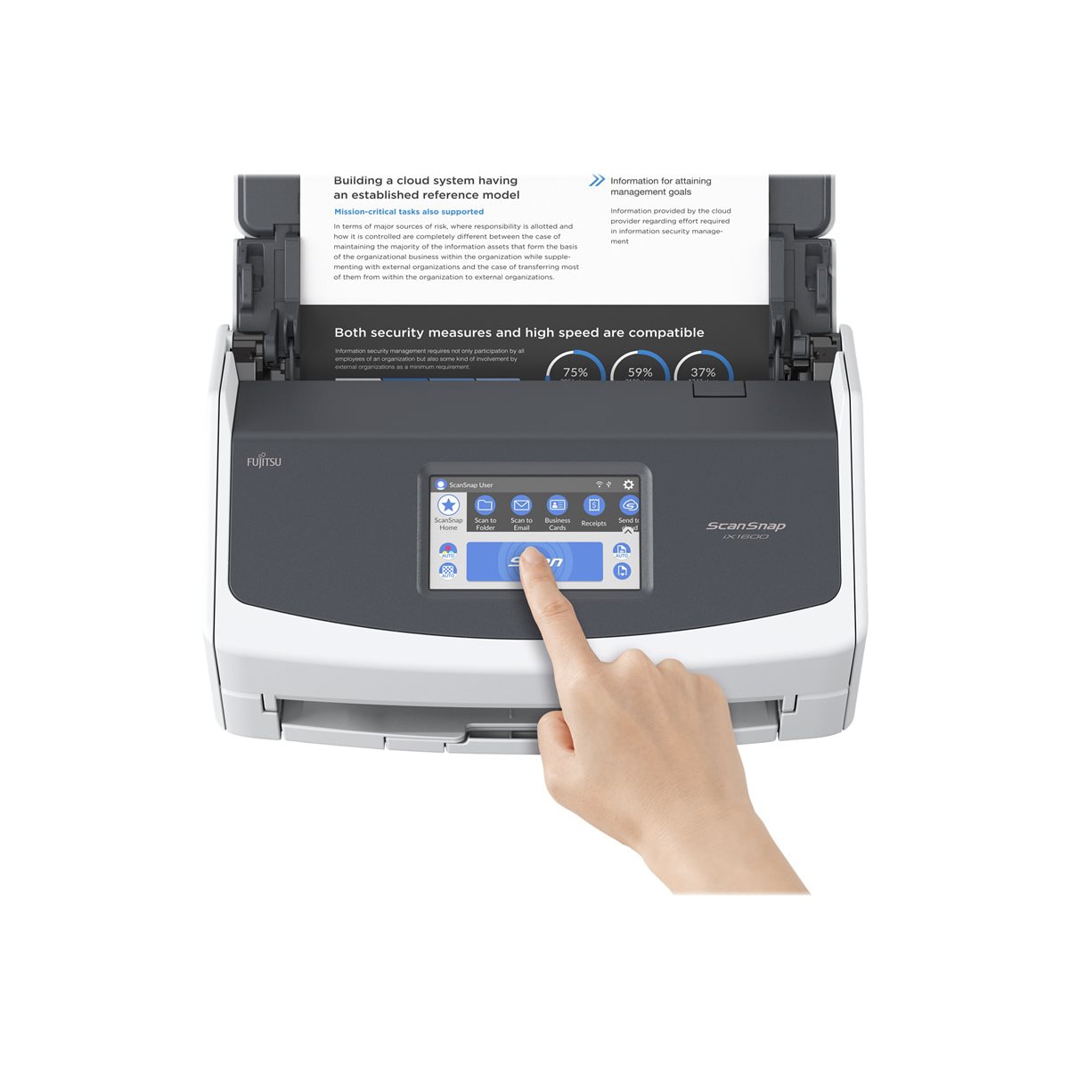 Fujitsu ScanSnap iX1600 dokumentskanner