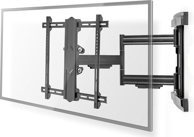 Nedis - Premium Muurbeugel - Universele Wandbeugel voor Schermen tot 80 Inch - Full Motion
