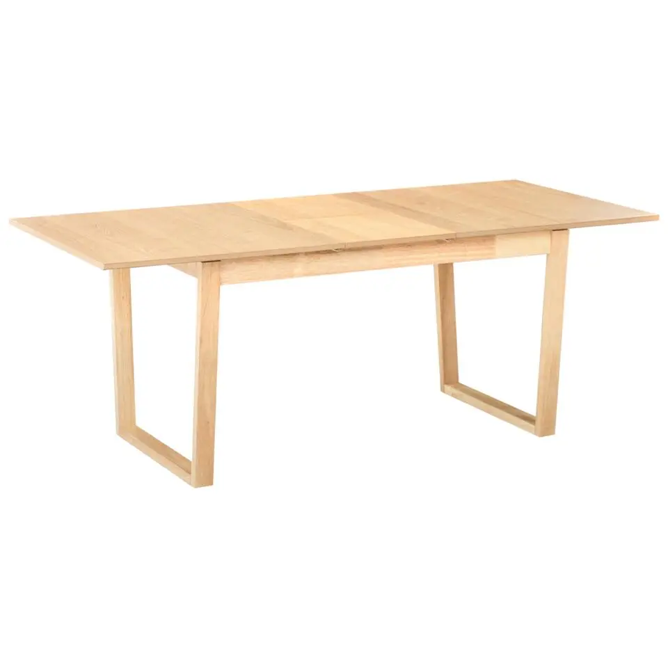 CAMDEN - Uitschuifbare eettafel - Lichtbruin - 160/200 x 95 cm - MDF