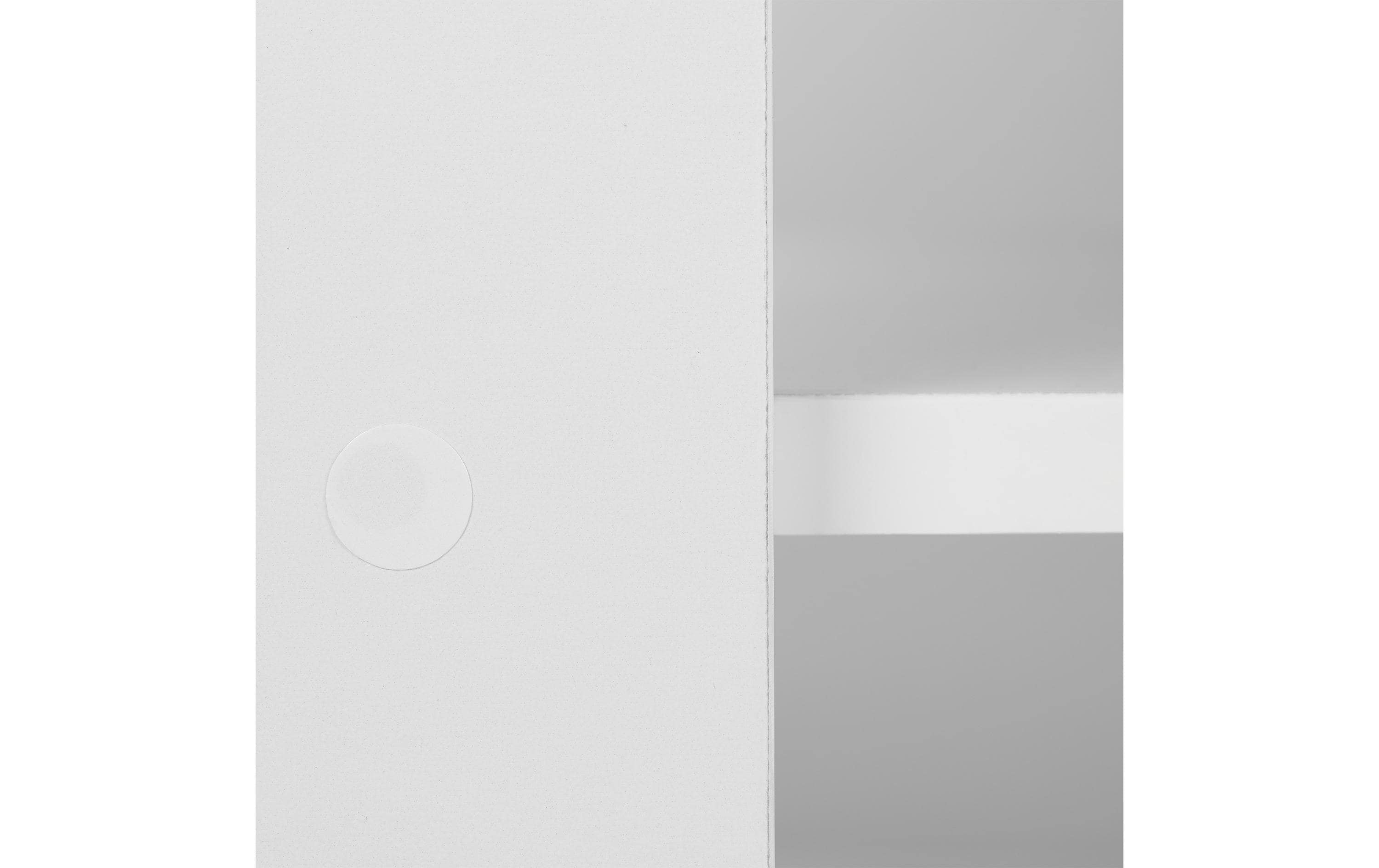 TV-Möbel mit Rollen, 80 x 40 cm, WeissFahrbares TV-Board