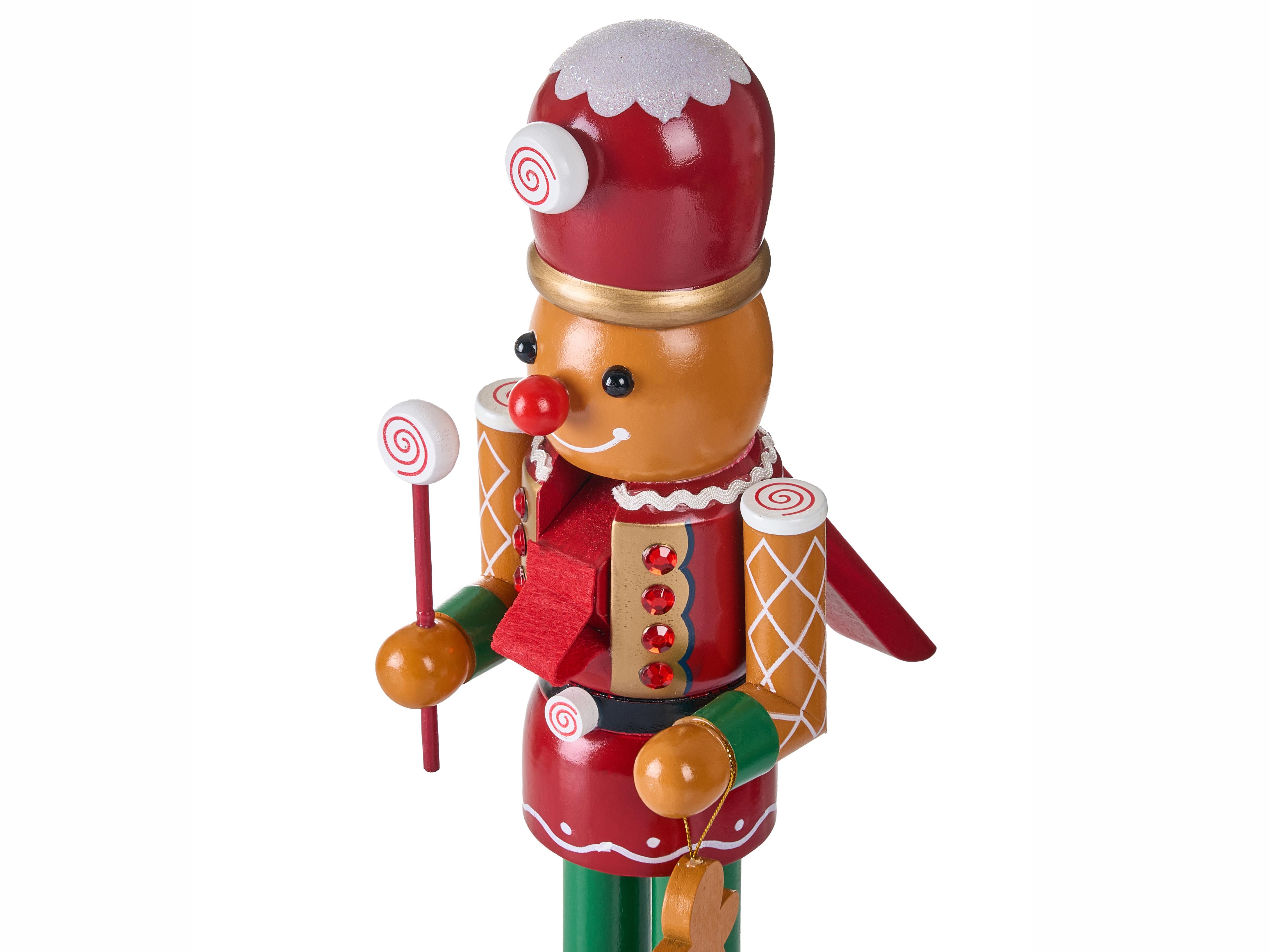 Set van 2 figuren GRANSJON Notenkraker 35 cm Oranje