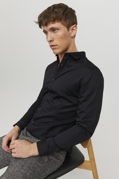 Jack & Jones zwarte heren overhemd