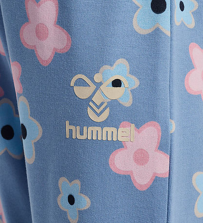 Hummel Jogginghosen - hmlRinna - Faded Denim m. Blumen
