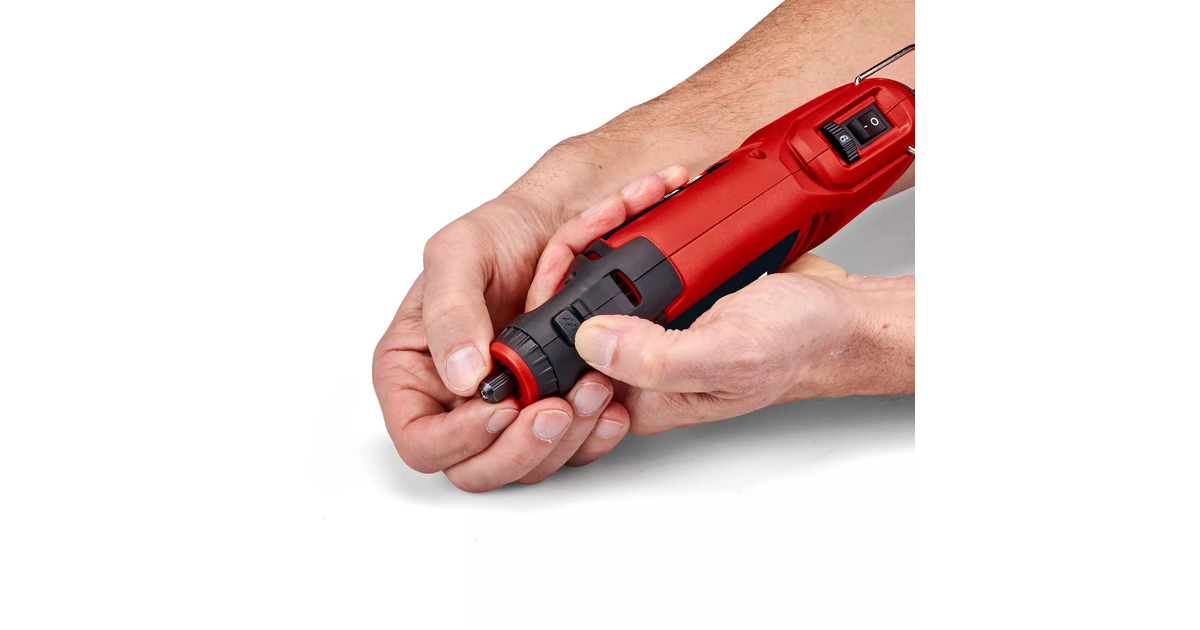 EINHELLTC-MT 150 E Slijp-/Graveermachine graveermachines  (Rood/zwart, Incl. 117-delige accessoireset in praktische opbergdoos)