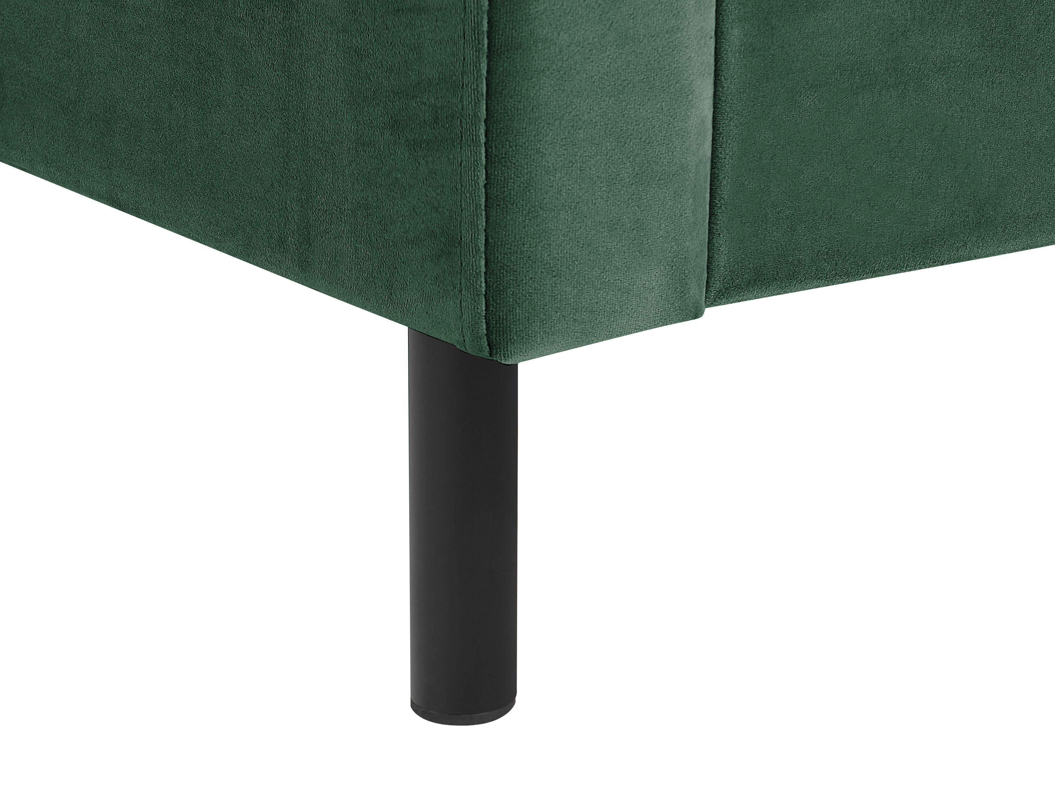 Bed Fluweel VILLETTE 180 x 200 cm Donkergroen