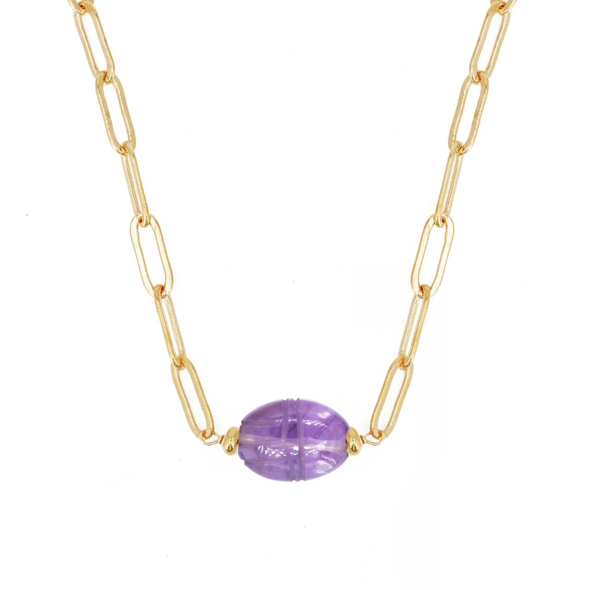 SCARABEE - Collier scarabée | Violet