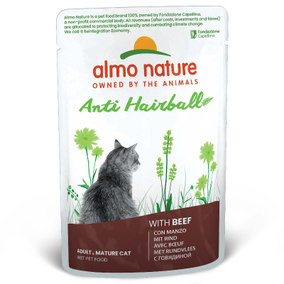 Almo Nature Nassfutter FC Anti-Hairball Rind 70g