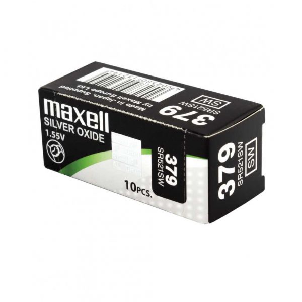 Maxell Pilha para Relógio SR521SW (379) 18293000 - 10 Unidades