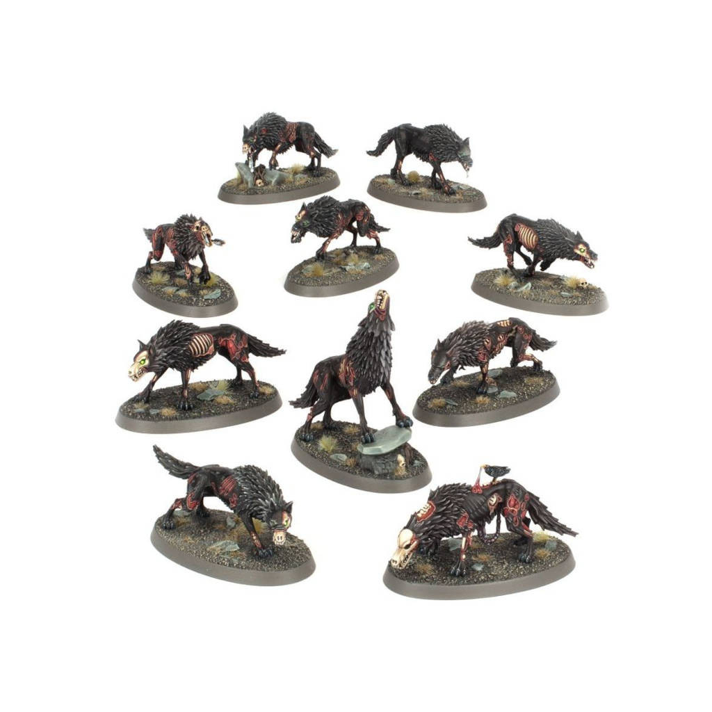 Age of Sigmar : Soulblight Gravelords - Dire Wolves