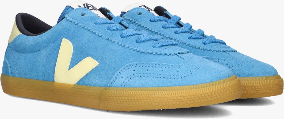 blauwe veja lage sneakers volley