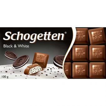 Trumpf Schogetten Black & White 100g Tafelschokolade MHD:30.9.25