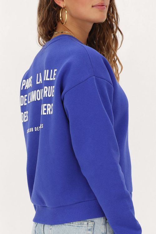 Blauwe sweater 