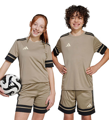 adidas Performance T-Shirt - Squadra25 - Blanch Cargo/Schwarz/Wa