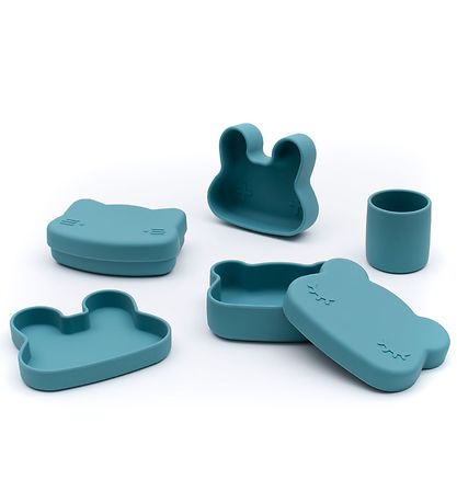 We Might Be Tiny Snack Box - Katze - Silikon - Petroleum