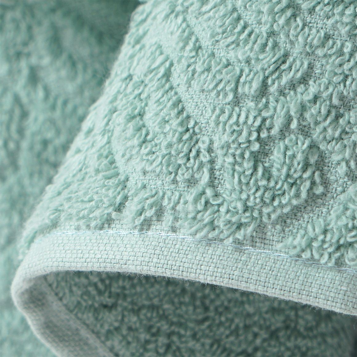 My Home Handtuch mit Jacquard-Muster salbei
