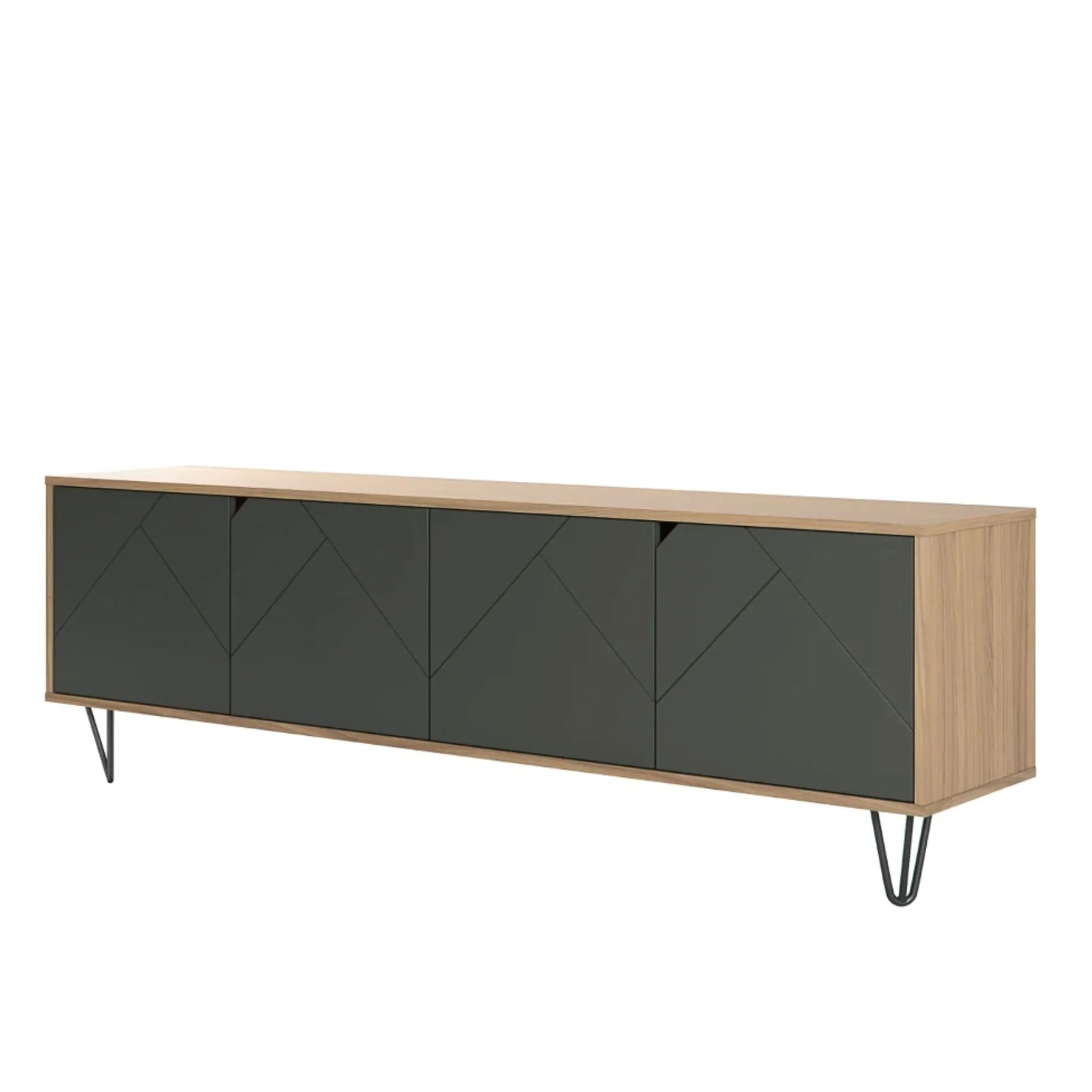 Nexera Meuble Audio-Vidéo Slim - Muscade  Charcoal