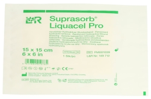 SUPRASORB Liquacel Pro 15x15cm, 5 Stück