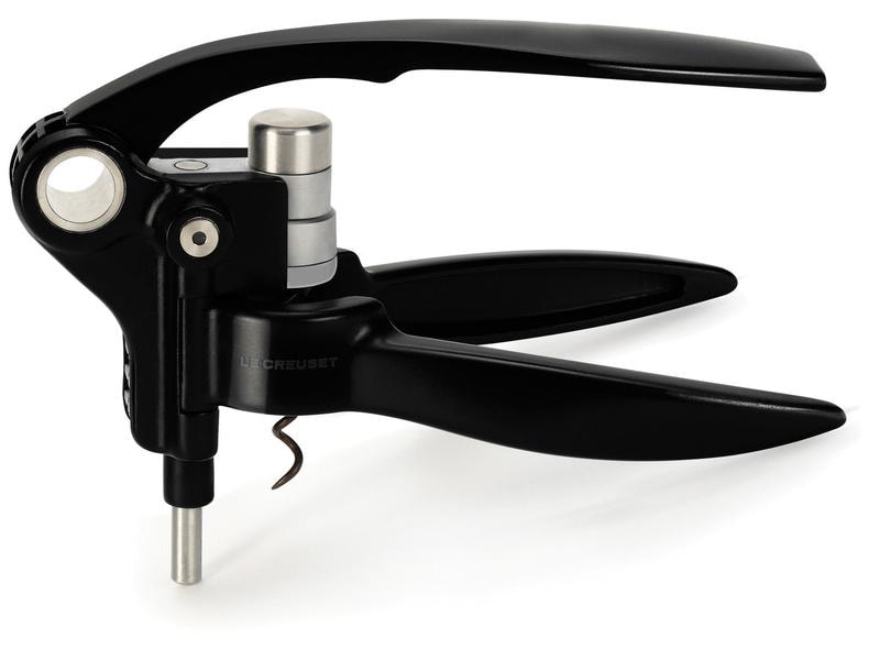 Le Creuset Korkenzieher LEVERPULL LM-250 Schwarz Flaschen entkorken, ganz leicht gemacht!