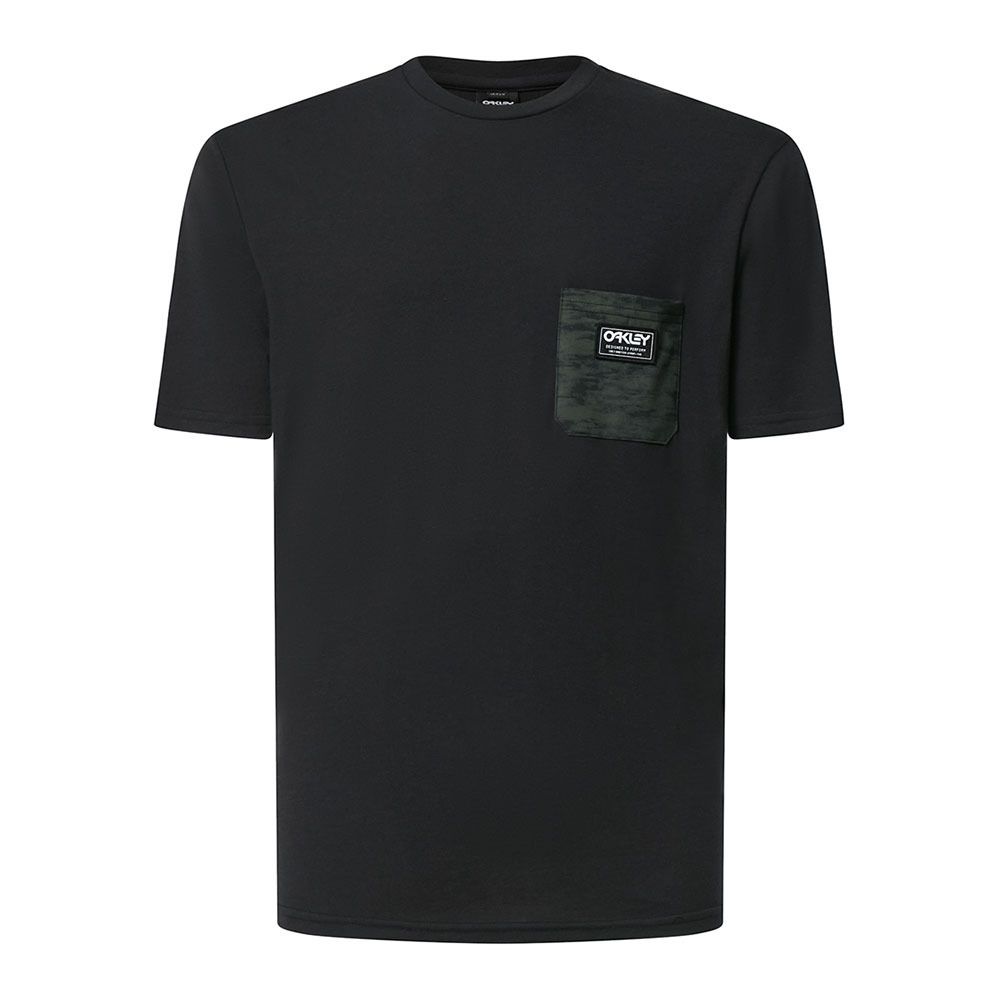 Oakley CLASSIC B1B POCKET - Tee-shirt Homme black/brush tiger green