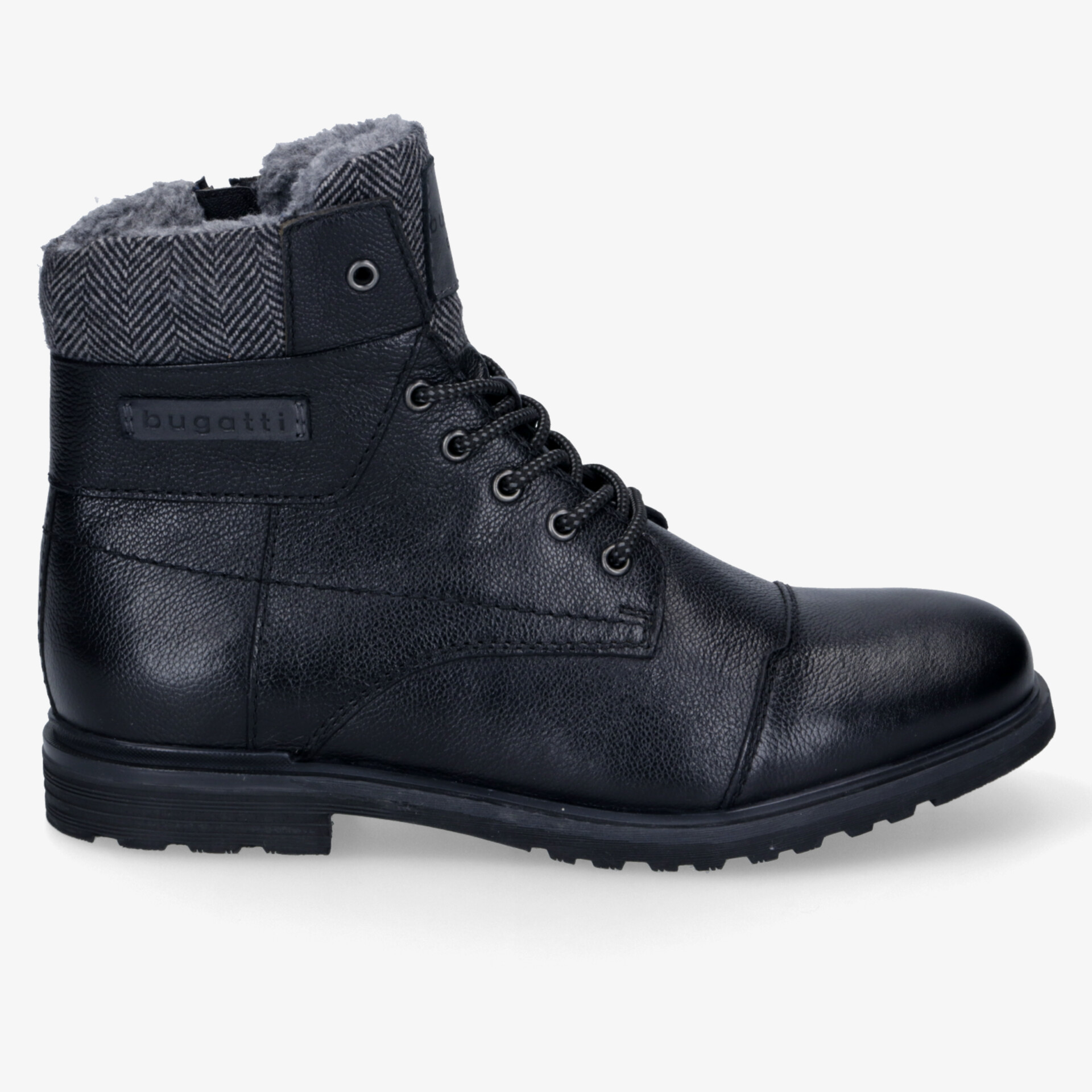 bugatti Herren Stiefel schwarz