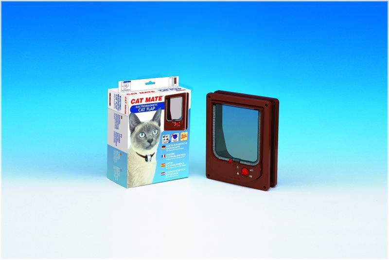 CATMATE 254 Electromagnetisch - Kattenluik & Kattendeuren - Wit - 28x19.5x11 cm
