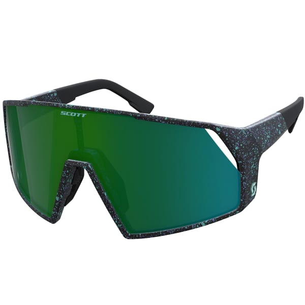 Lunette vélo SCOTT PRO SHIELD TERRAZZO TERRAZZO BLACK GREEN CHROME