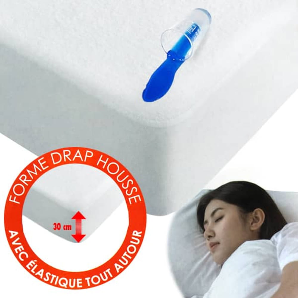 Protège-matelas imperméable pour lit