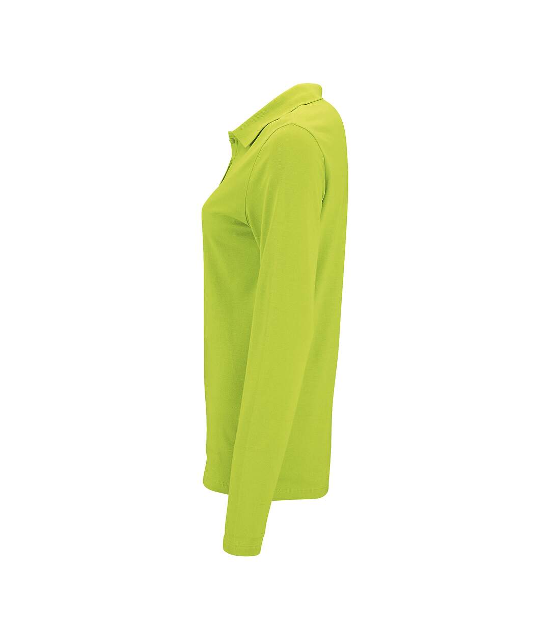 SOLS - Polo manches longues PERFECT - Femme (Vert pomme) - UTPC2908