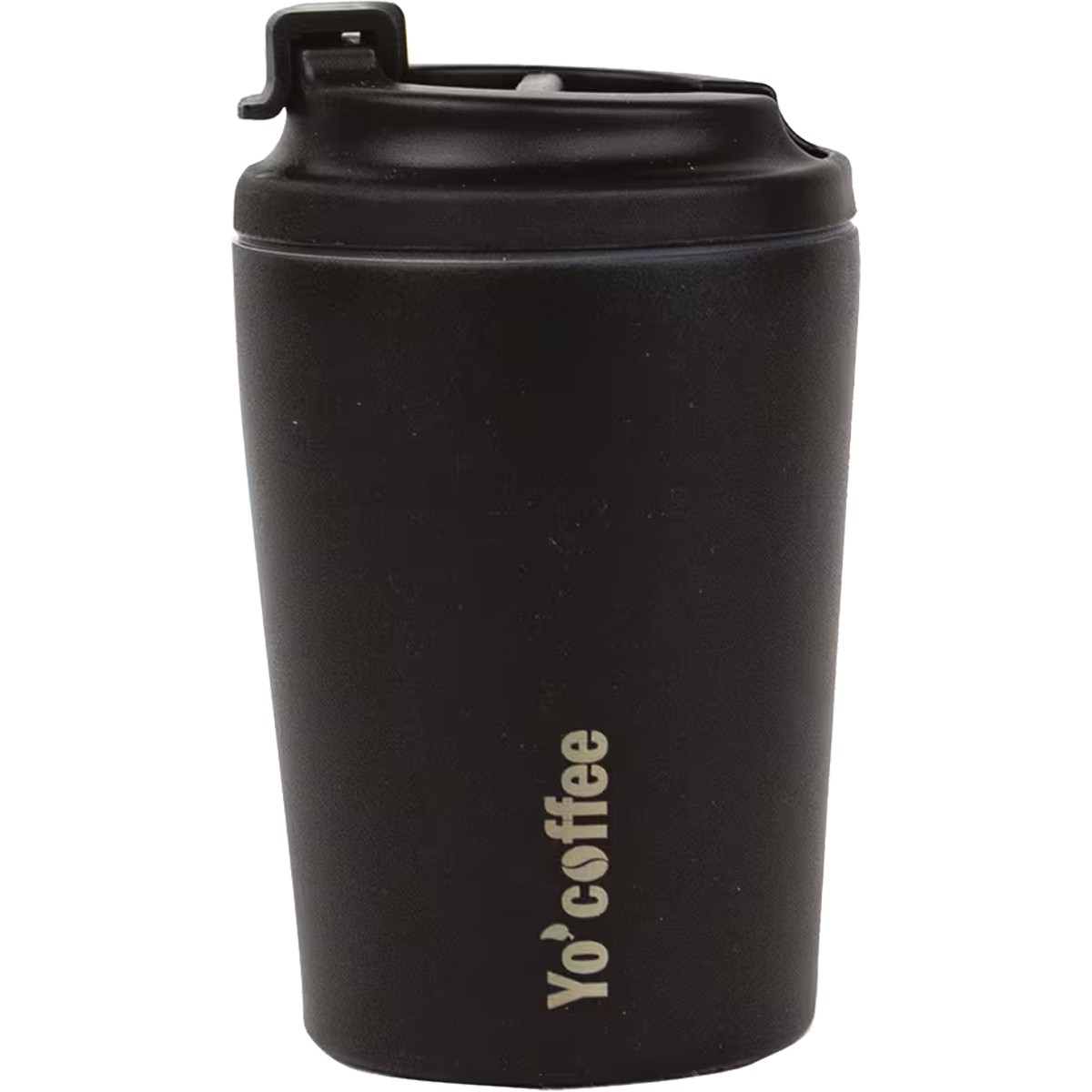 Mug isotherme - Yo' Coffee - Noir - 350 ml