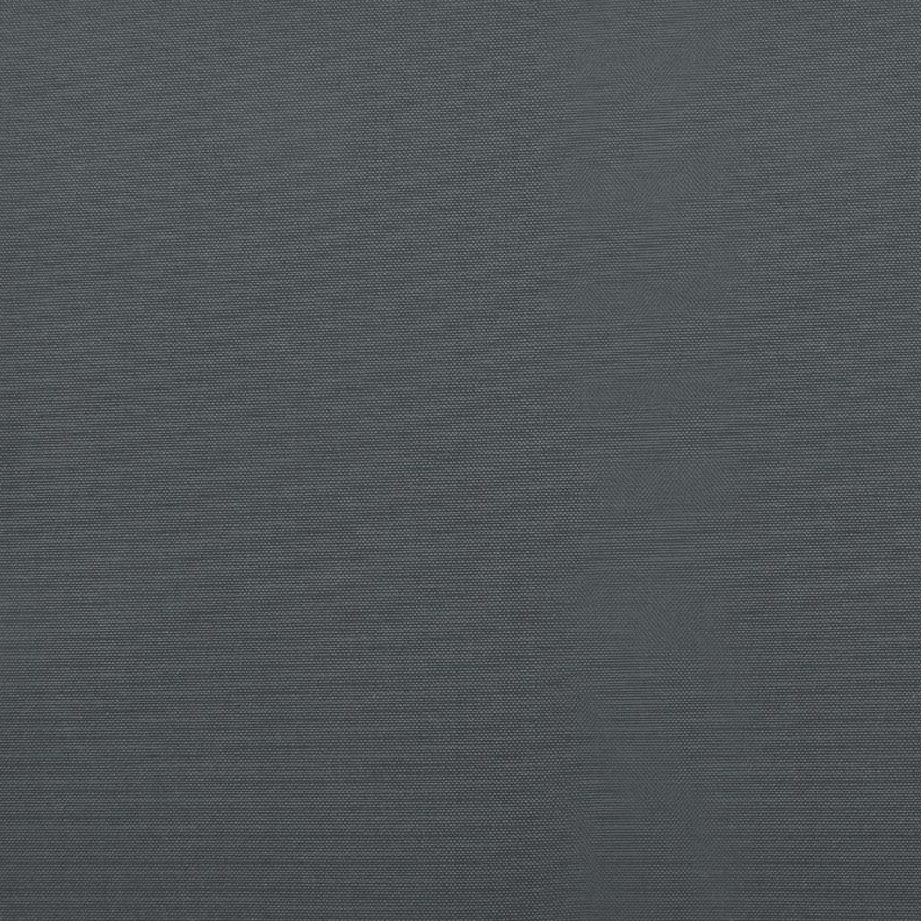 Auvent rétractable anthracite 4x3 m tissu et aluminium