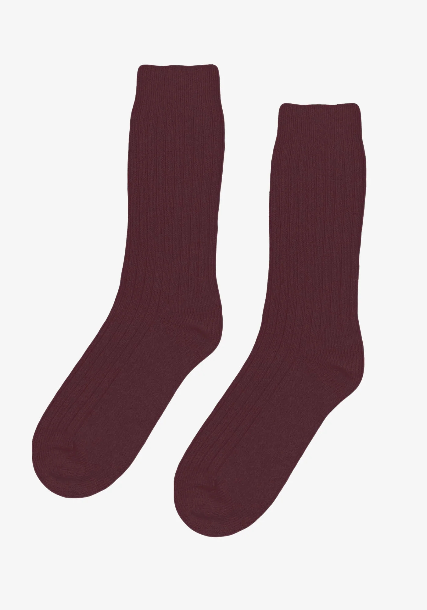 Colorful Standard Merino-Wollsocken Oxblood Red