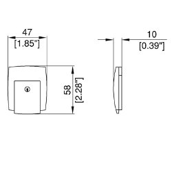 Penn Elcom L0575k afsluitbaar opbouwslot