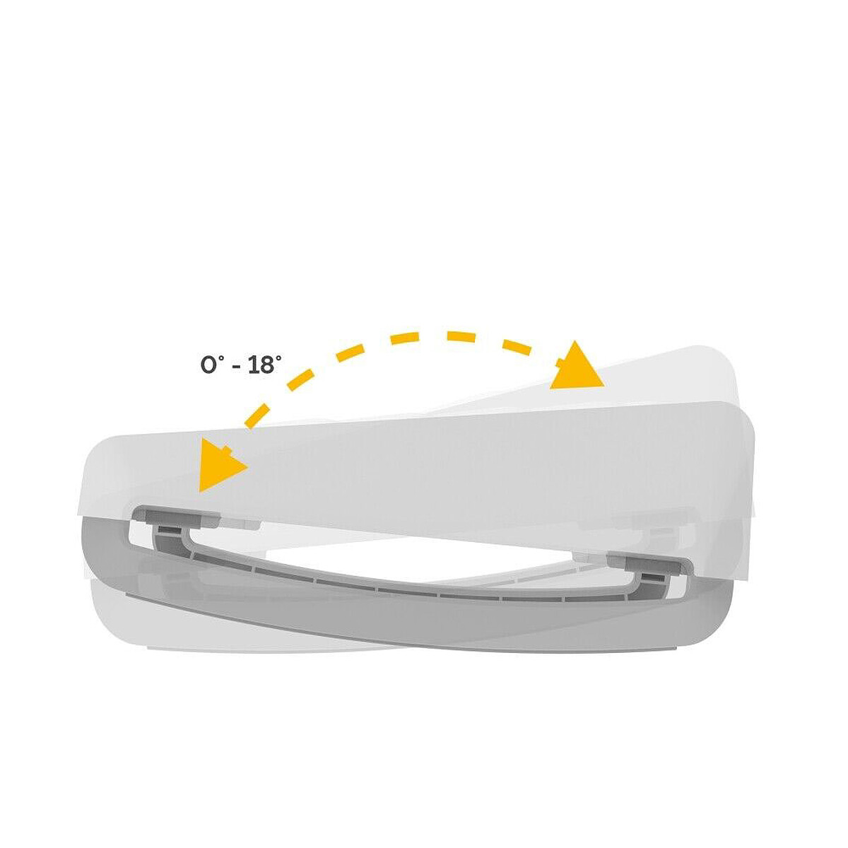 Fellowes Repose-pieds Breyta Blanc