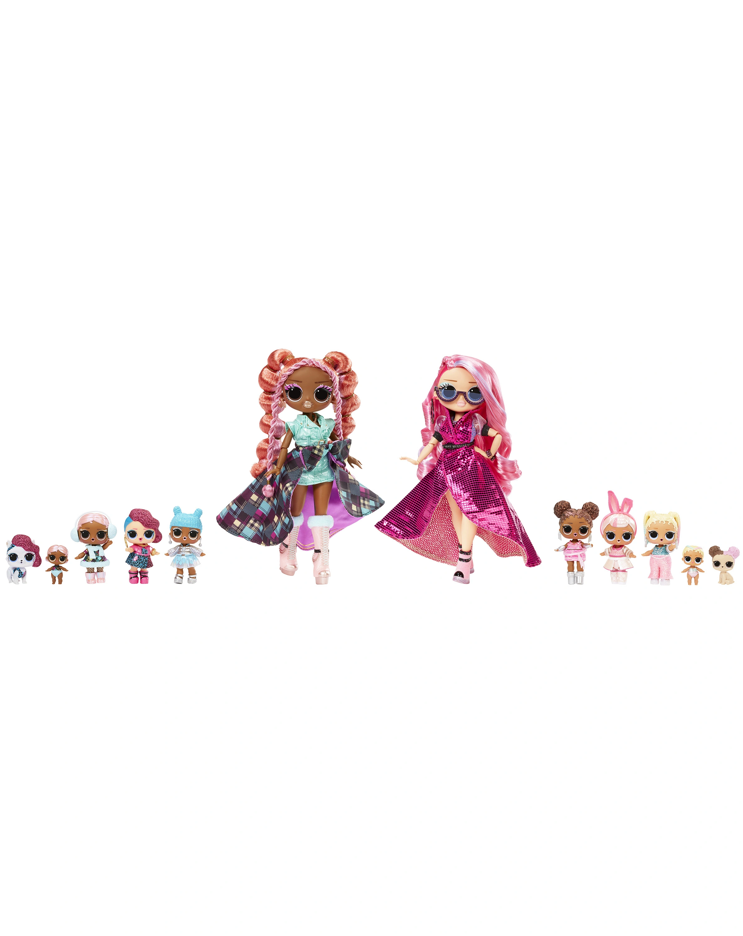 Puppen-Spielset OMG RUNWAY mit 12 Puppen