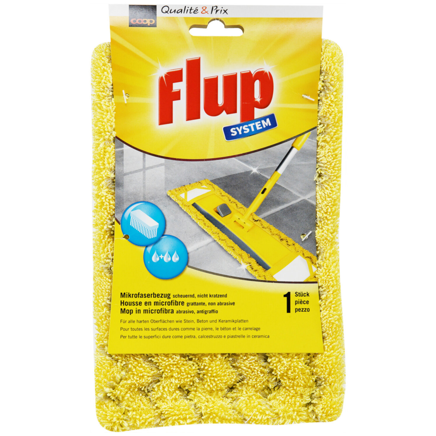 Flup Mikrofaserbezug scheuernd nicht kratzend