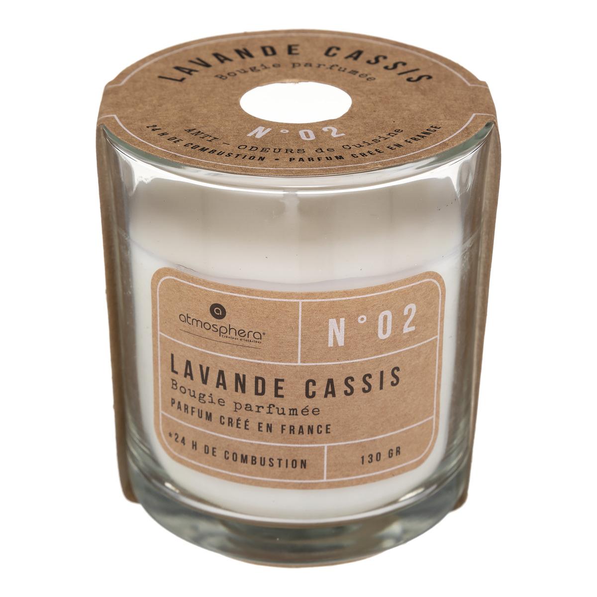 BOUGIE PARFUMEE VERRE ANTI ODEUR CUISINE 130G