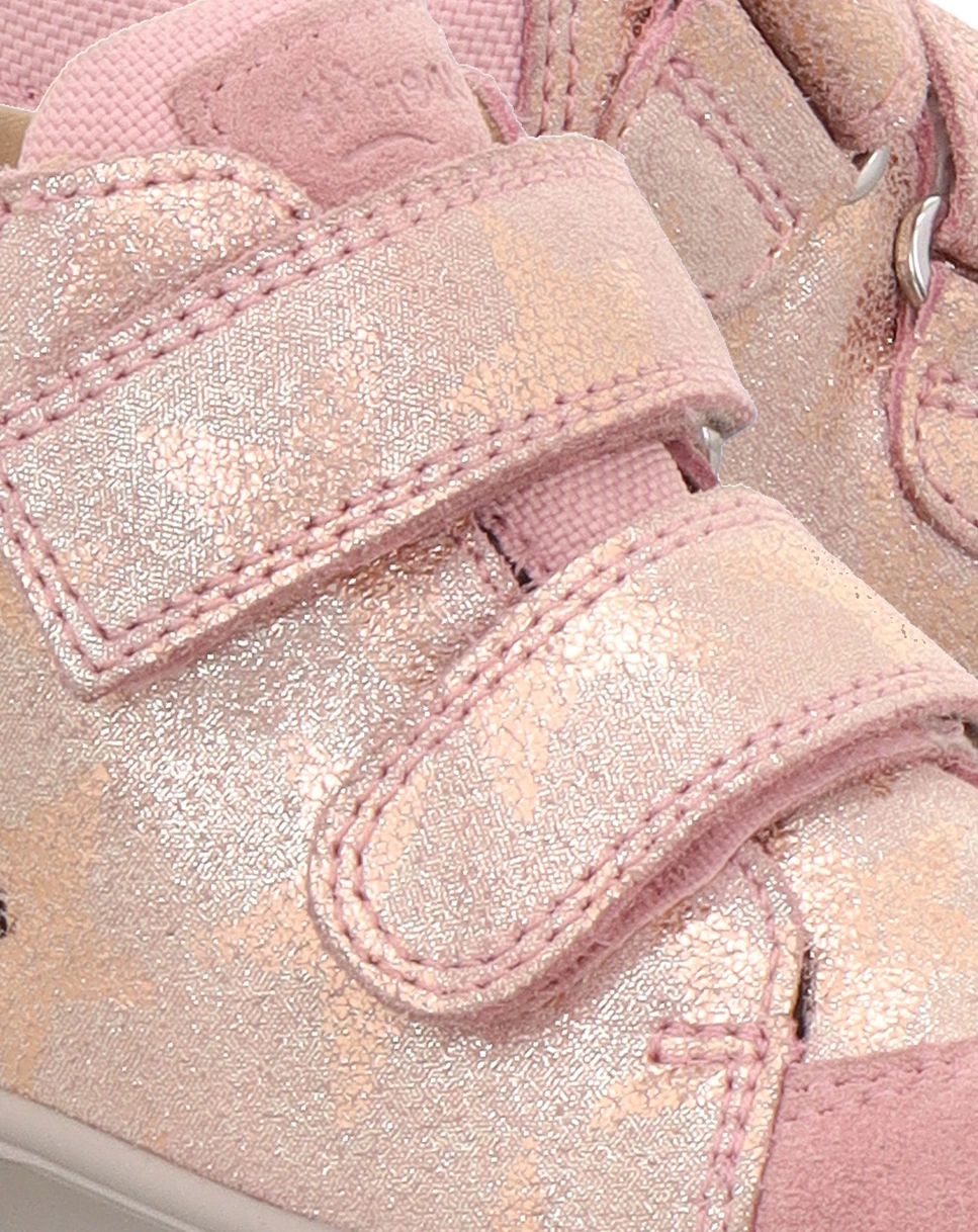 Klett-Schuhe SUPIES in rosa/gold