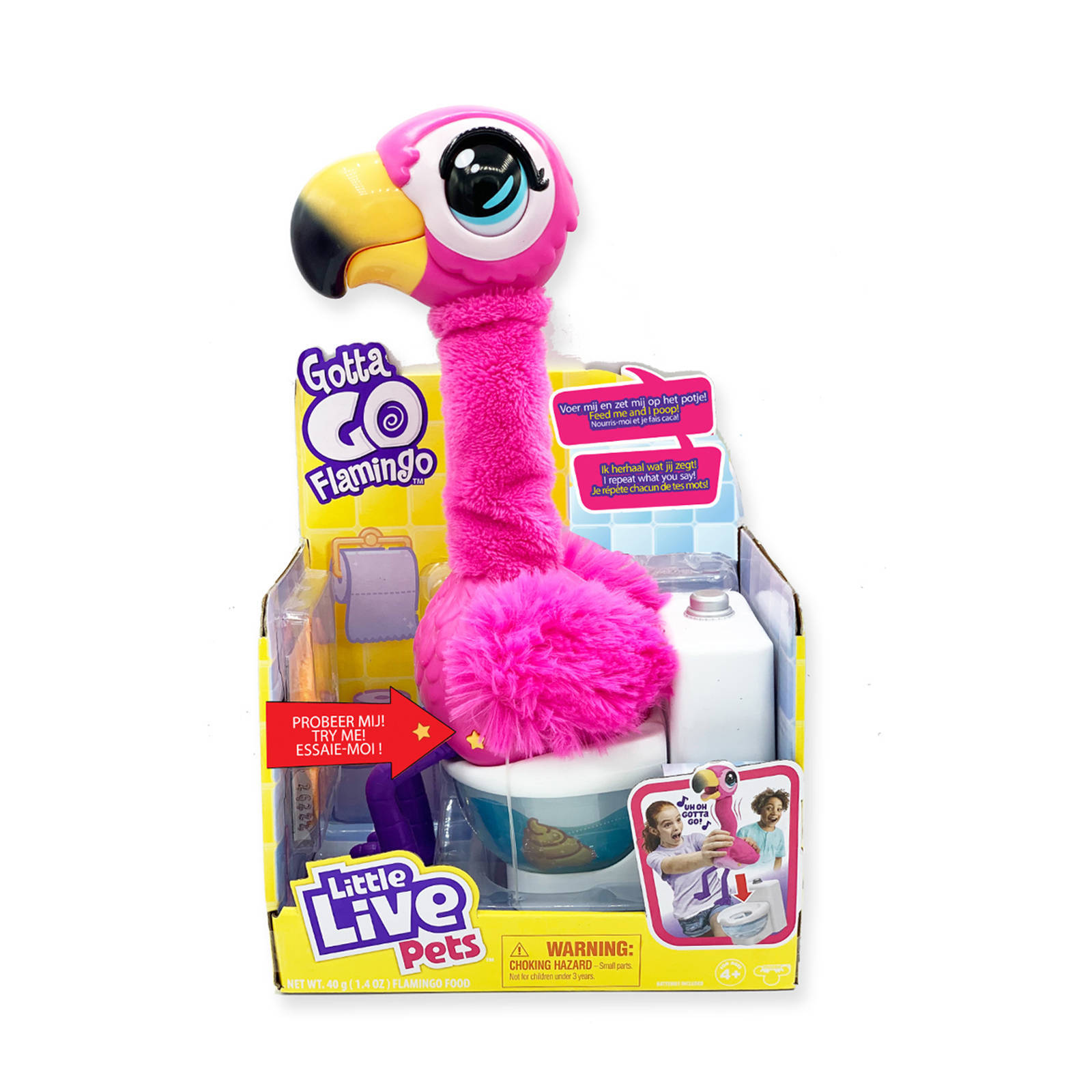 Gear2play gottago flamingo interactieve knuffel