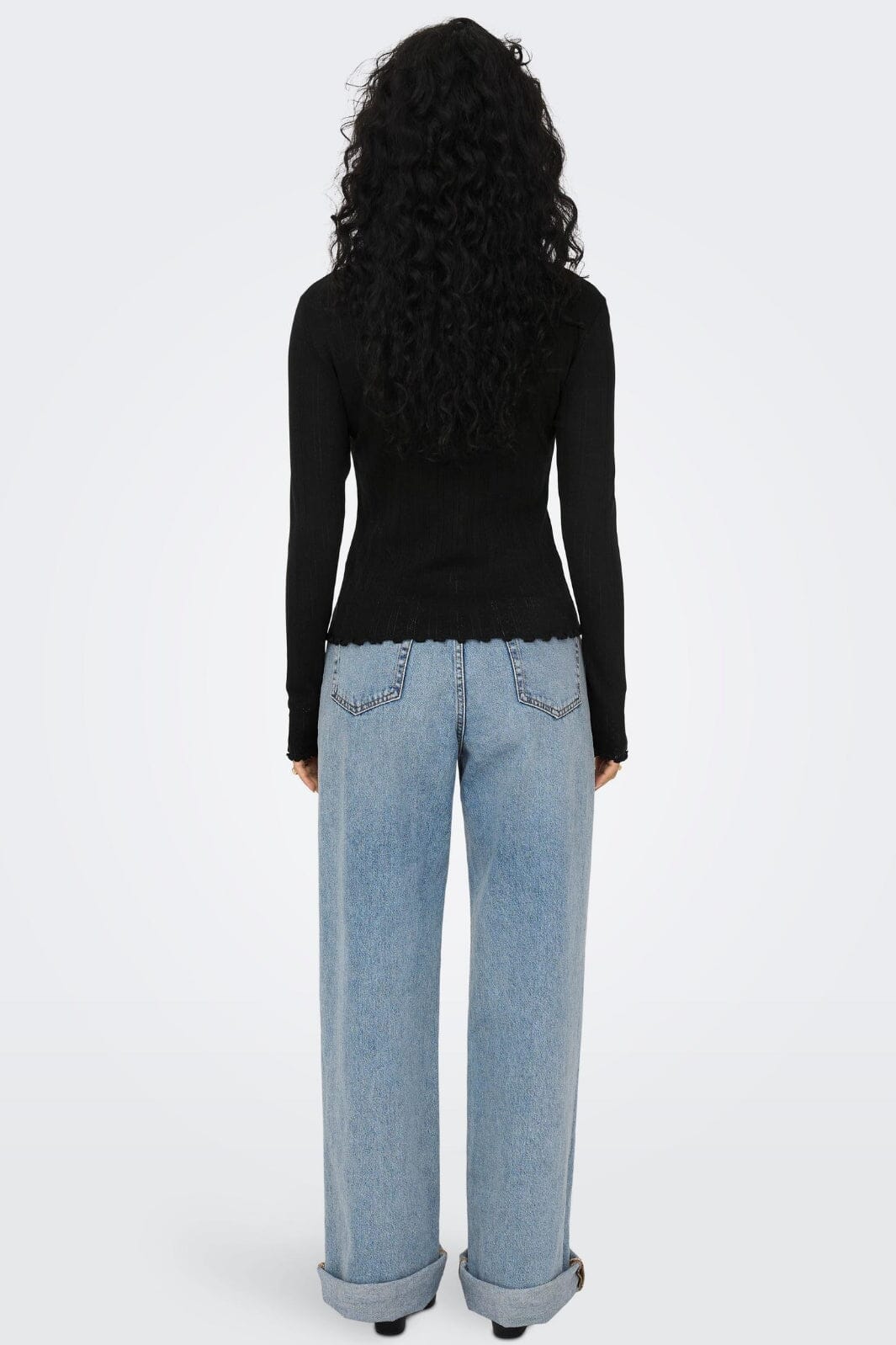 Only Onlcarlotta L/S Top 4210751 black